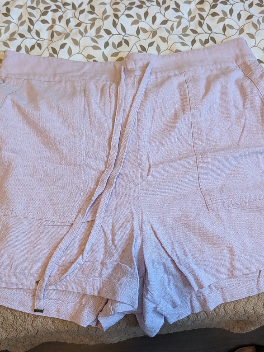 Light Pink Women’s Drawstring Shorts